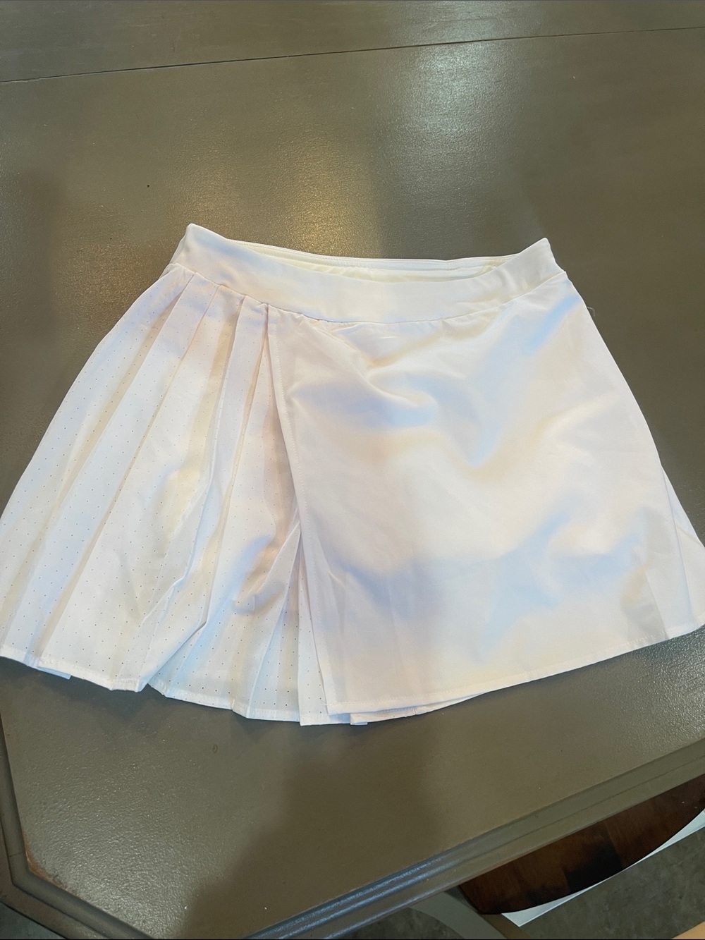 Avia White Pleated Athletic Skort